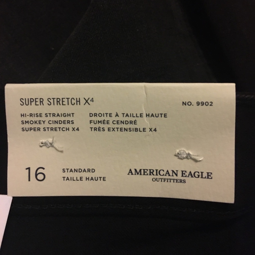 American Eagle black jeans size 16 regular - Picture 4 of 4